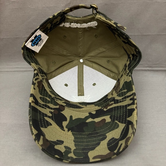 The Lost Breed Camouflage Strap Hat Men’s and Women’s Green One Size Fits Most - Picture 5 of 6